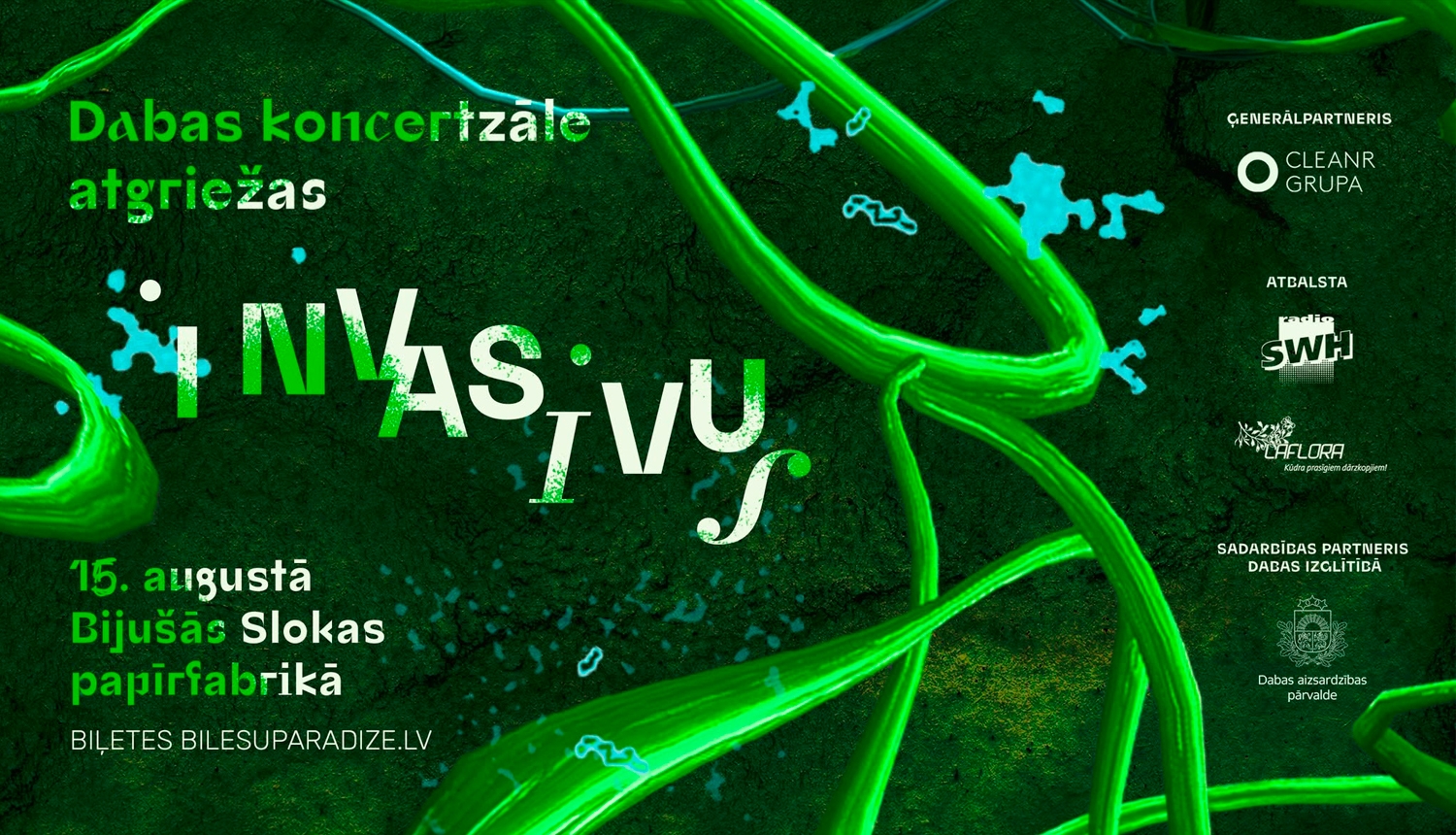 Dabas koncertzāles INVASIVUS afiša