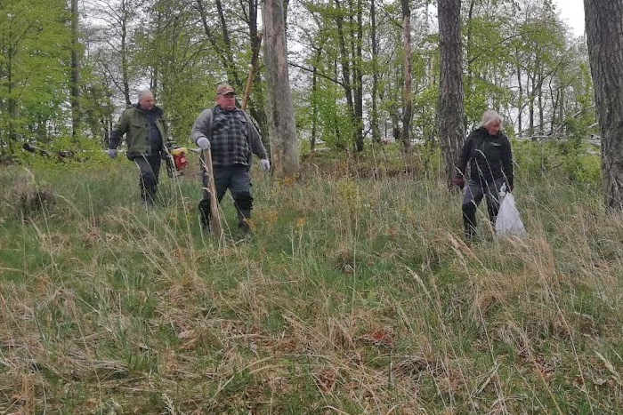 DL &ldquo;Mazā Baltezera salas&rdquo; sakopšana}