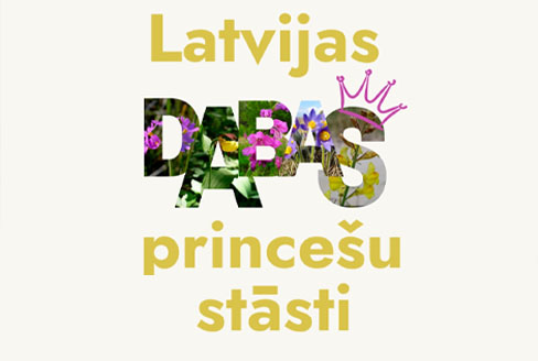 Uzraksts LATVIJAS DABAS PRINCEŠU STĀSTI