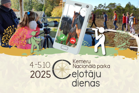 Ķemeru Nacionālais parks Ceļotāju dienu kolāža